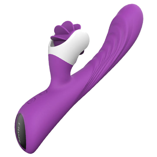 6 Rotation 9 Vibration Modes G Spot Rabbit Vibrator with 9 Color Light