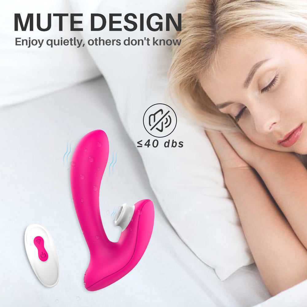 Remote Control Clitoral Sucking G Spot Vibrator 9 Suction & Vibration Modes