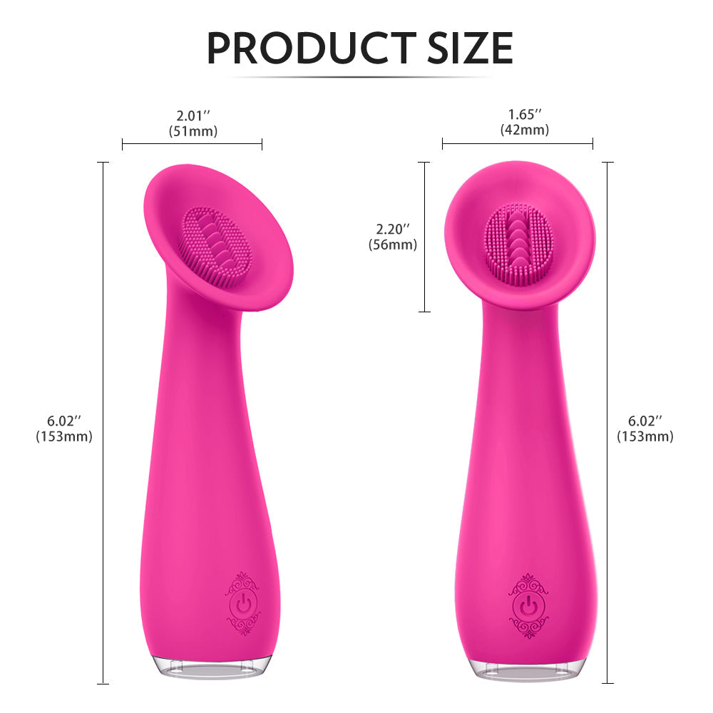9 Kinds Vibration LED Clitoral Nipple Tongue Licking Vibrator