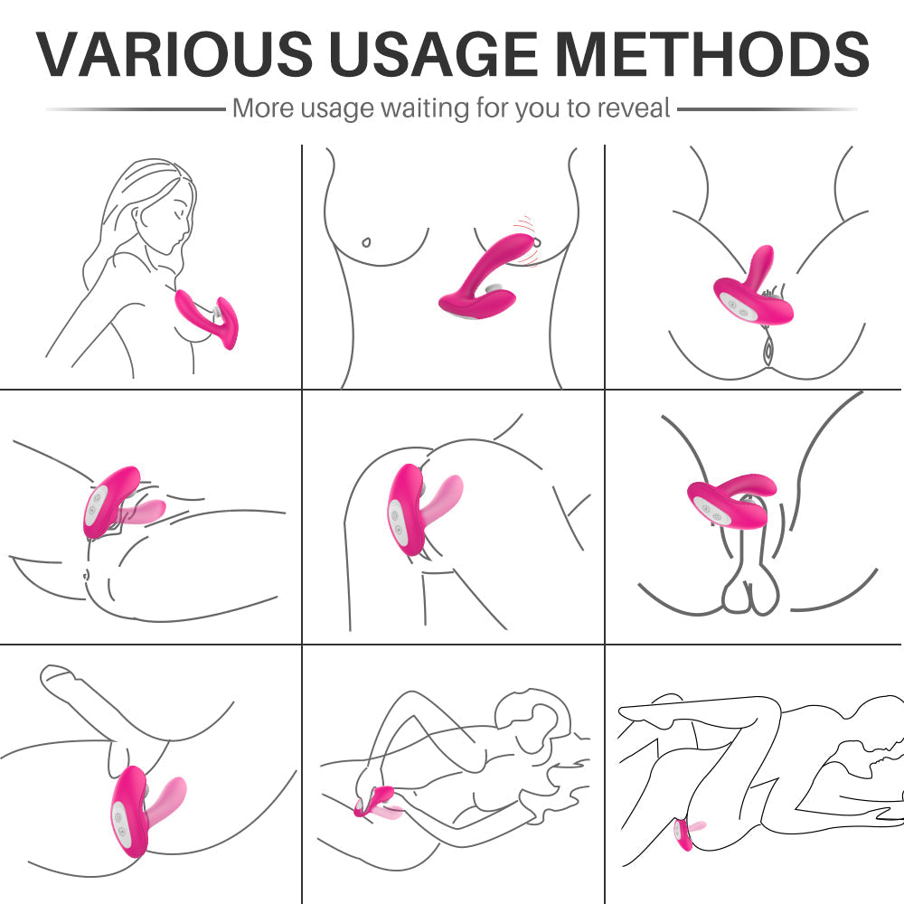 Remote Control Clitoral Sucking G Spot Vibrator 9 Suction & Vibration Modes