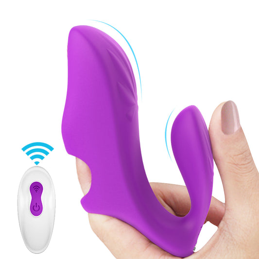 Finger Vibrator 9 Modes Dual Motors Clitoral G-Spot Stimulator Remote