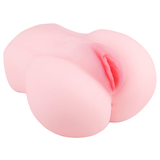 Pussy Ass Male Masturbator with Realistic Labia Vagina & Anal Stroker