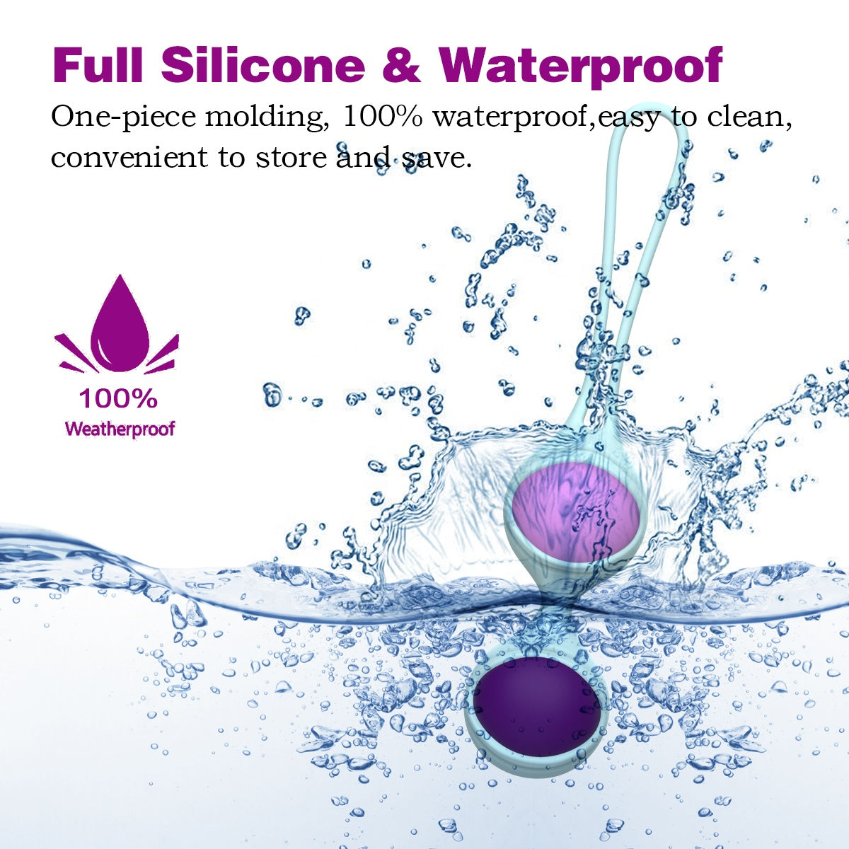 Variable Weight Kegel Ball for Bladder Control Vaginal Tighter Training Kit