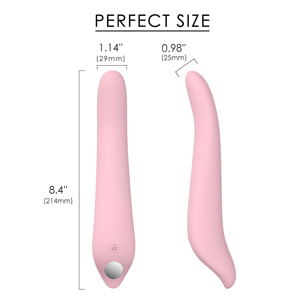 9 Rotating Vibrating Patterns Silicone G-Spot Vibrator Tongue Licking