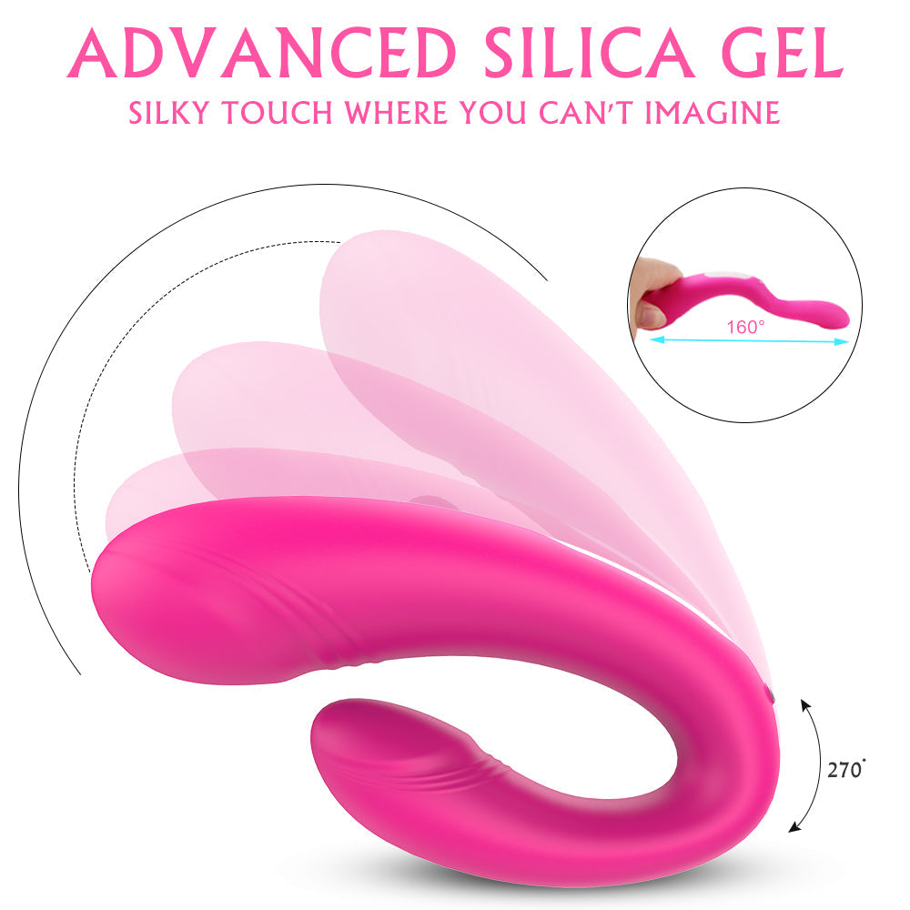 9 Powerful Patterns 270° Bendable Couples G-Spot Stimulator Anal Nipple