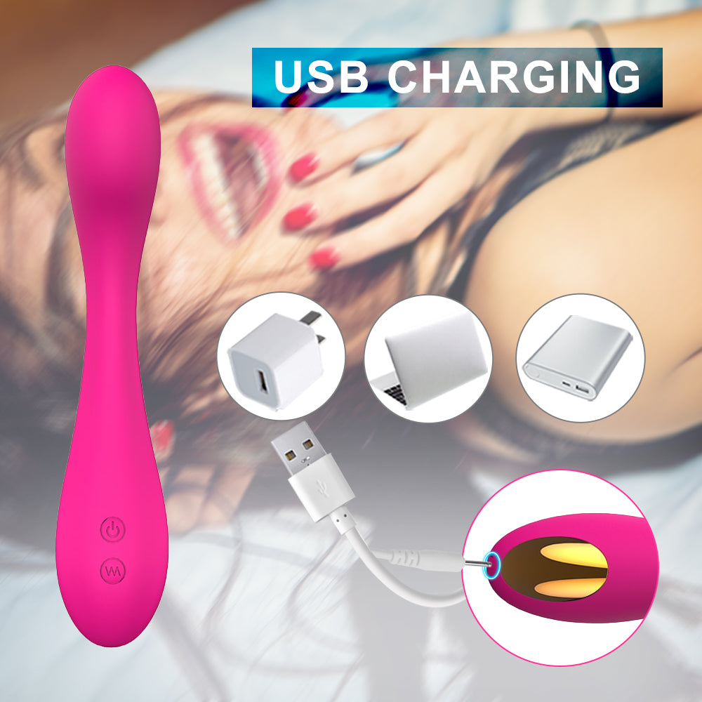 9 Speeds G-Spot Vibrator for Clitoris Vagina and Anal Stimulation