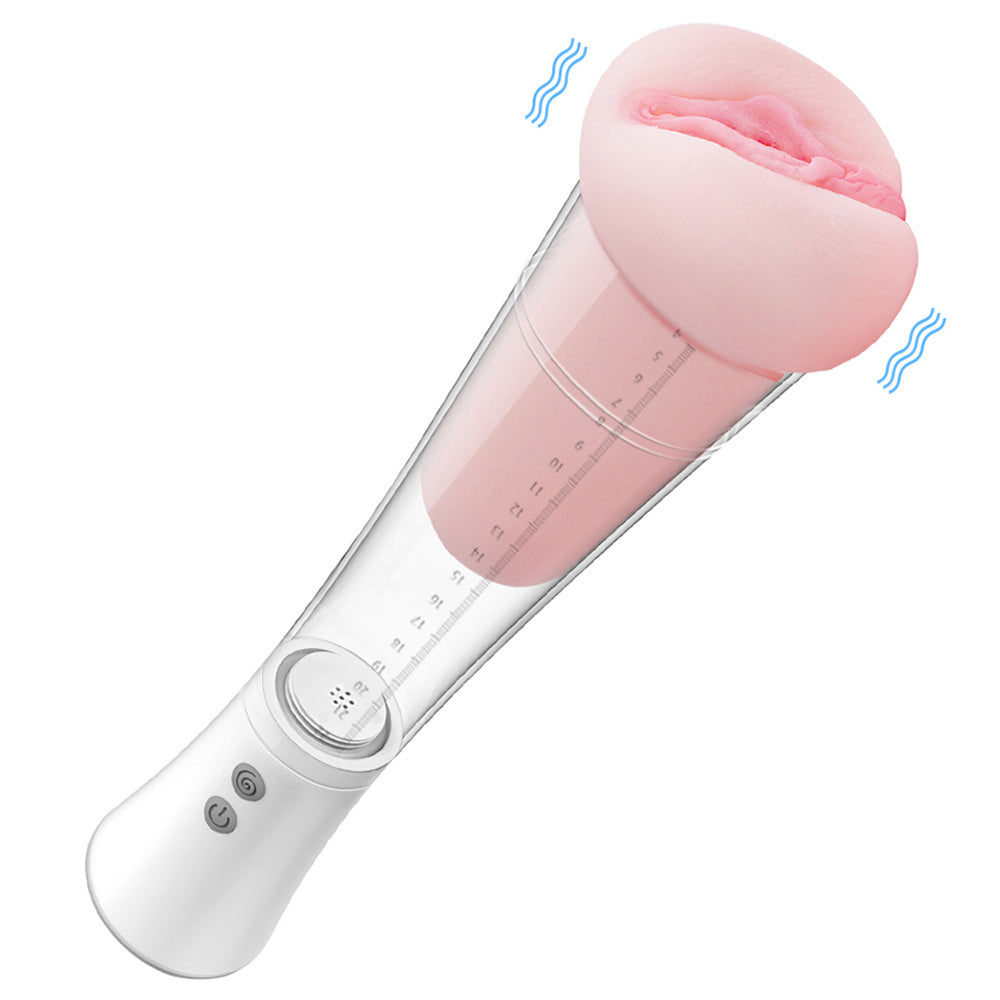 2 IN 1 Detachable Male Masturbation Cup Automatic 9-Suction Enlarger