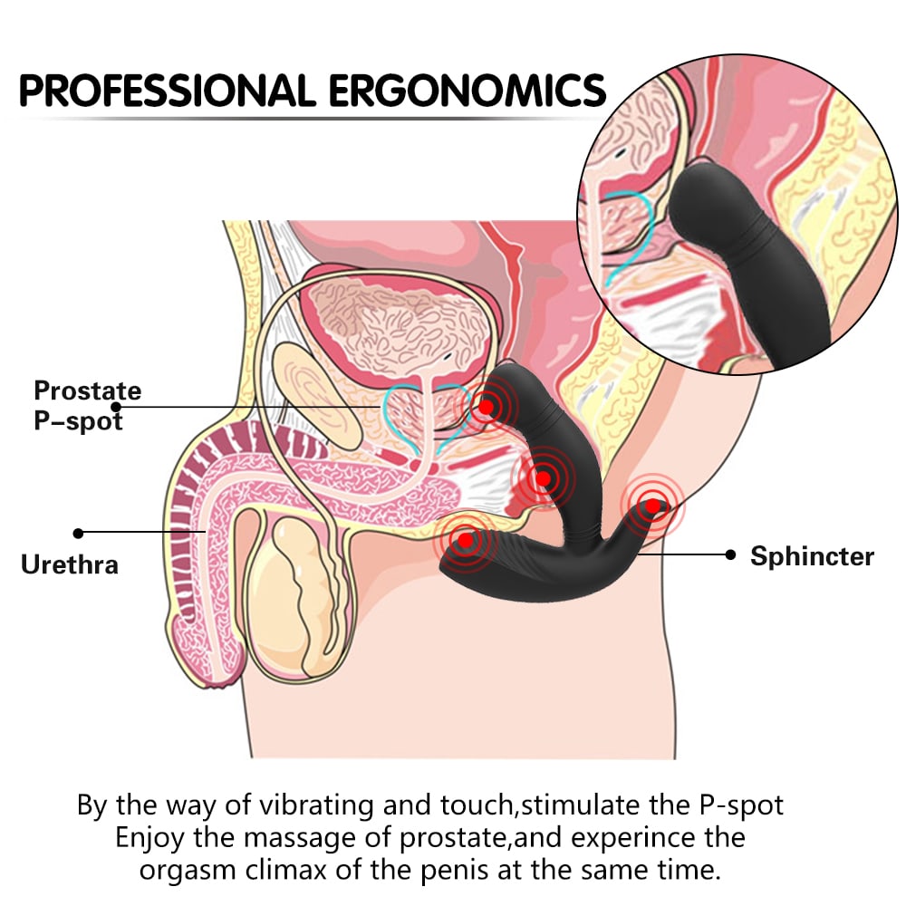 Super Silent 9 Stimulation Patterns Prostate Sphincter Massager