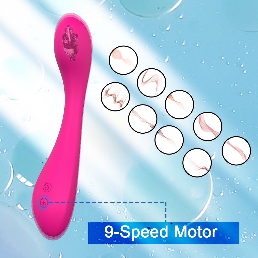 9 Speeds G-Spot Vibrator for Clitoris Vagina and Anal Stimulation