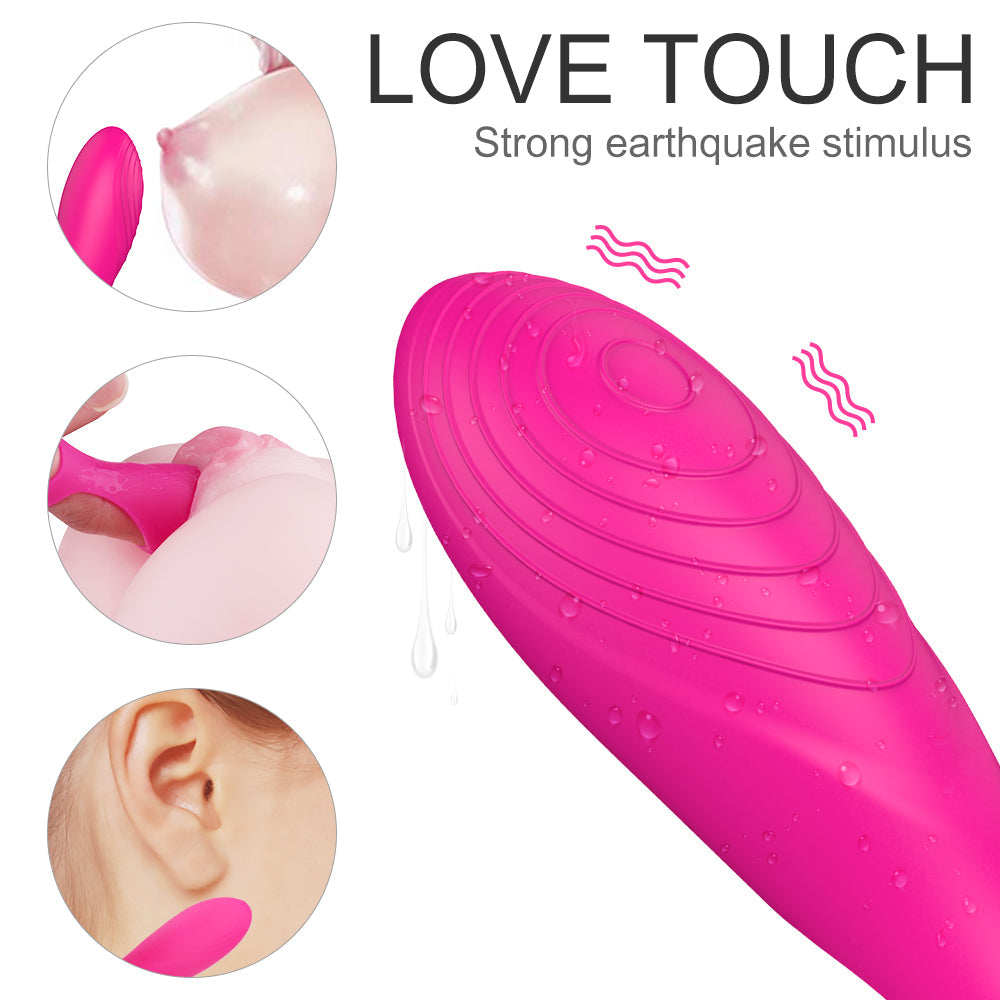 Finger Vibrator Sleeve With Detachable Bullet Nipple G-Spot Stimulate