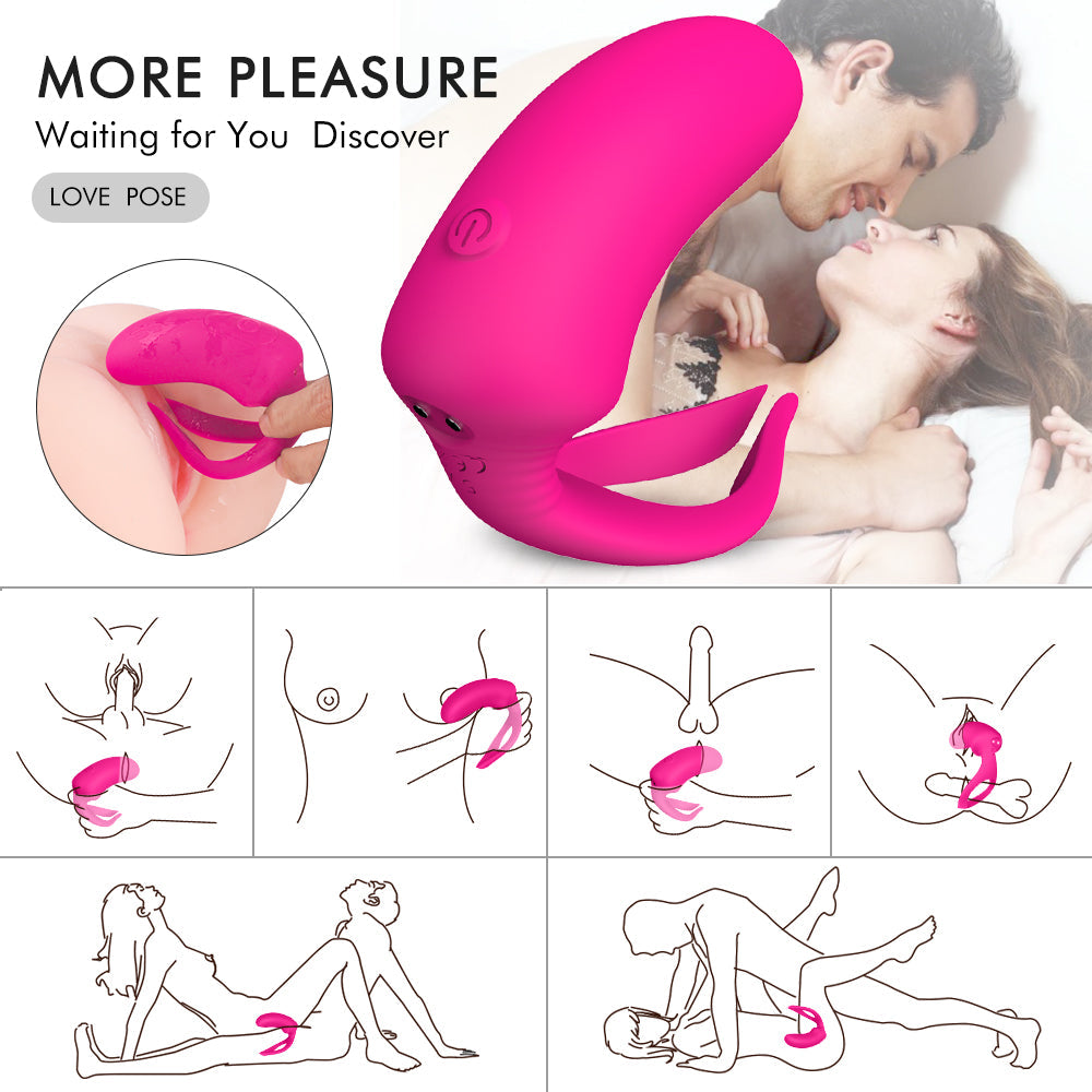 Jellyfish 9-Mode Partner Stimulator Male Female Sensitive Point Climax