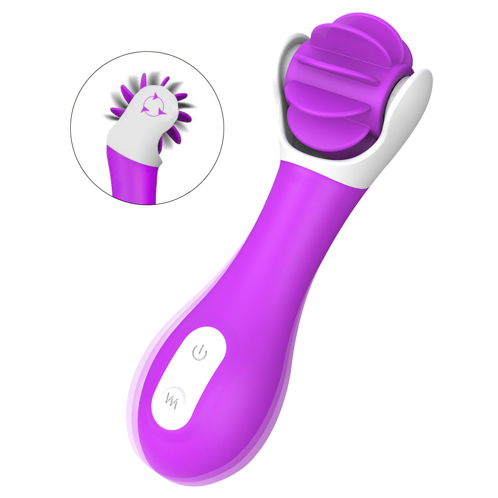 3 IN 1 Functions 360° Rotating Tongue Licking Clitoral Vibrator G Spot