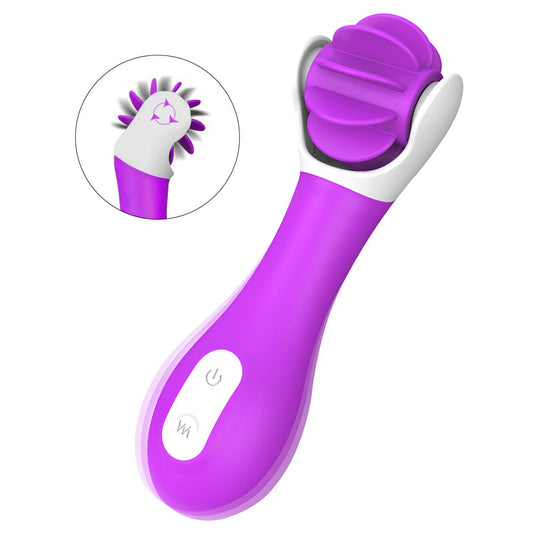 3 IN 1 Functions 360° Rotating Tongue Licking Clitoral Vibrator G Spot