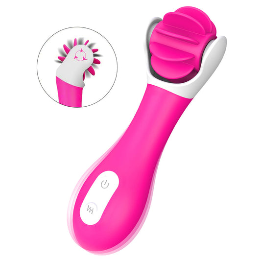 3 IN 1 Functions 360° Rotating Tongue Licking Clitoral Vibrator G Spot