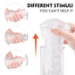 9 Patterns 3*4 Suctions Transparent Male Masturbator Realistic Stimulation