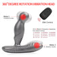 Heating Prostate Massager Carbon Fiber Pattern 3 Rotation 16 Vibration