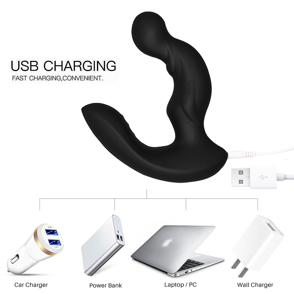 Prostate Massager Remote Control Vibrating Butt Plug 11+11 Modes