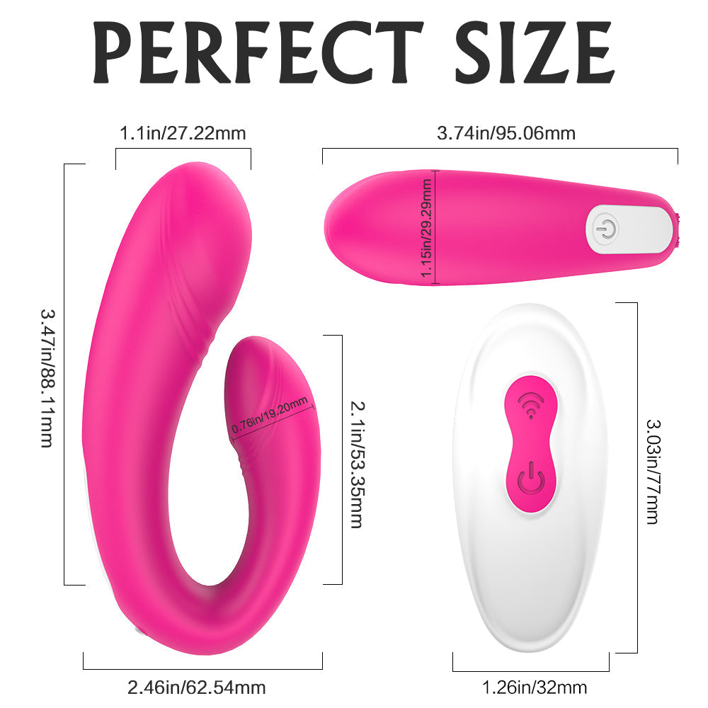 9 Powerful Patterns 270° Bendable Couples G-Spot Stimulator Anal Nipple