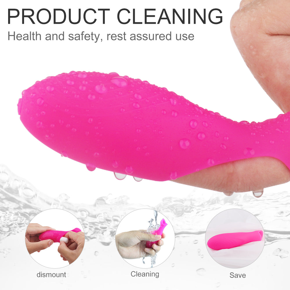 Finger Vibrator Sleeve With Detachable Bullet Nipple G-Spot Stimulate