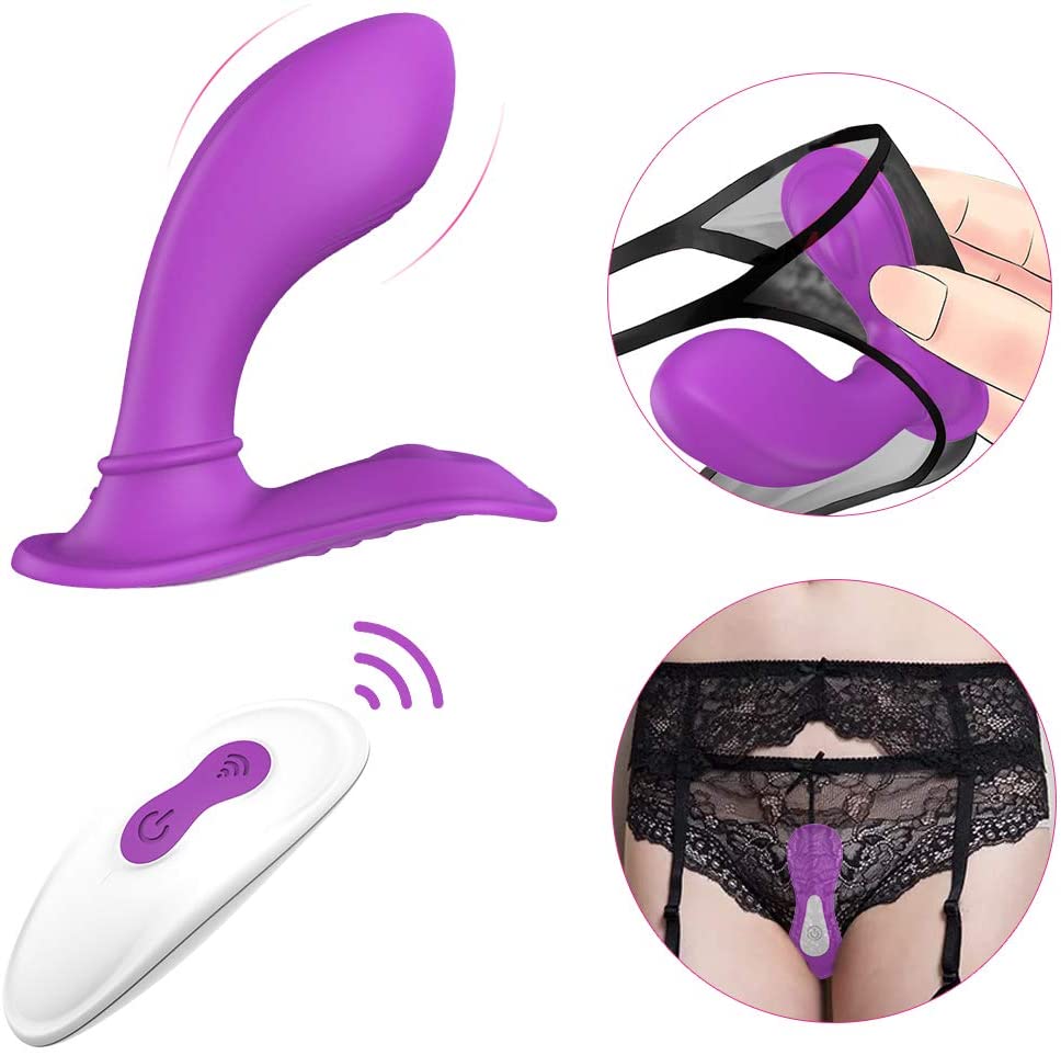 9 Speeds Wearable G Spot Clit Butterfly Vibrabor With Remote Control