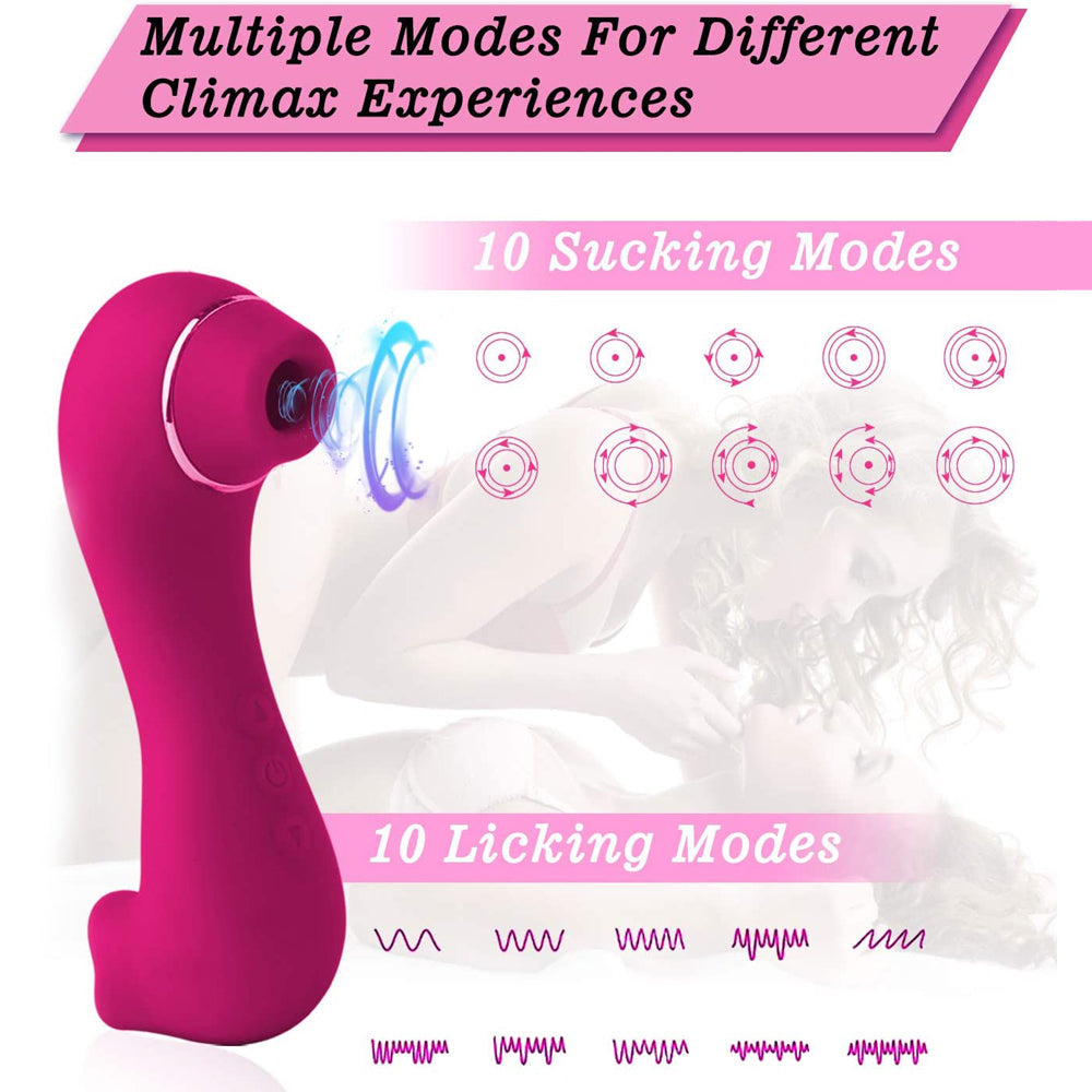 Up To 61% Off on 2 in 1 Licking G-Spot Clitora