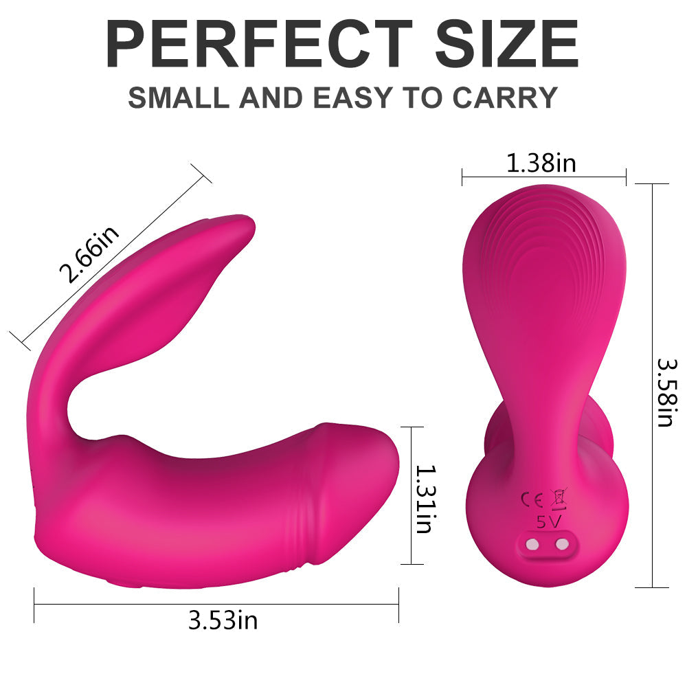 2*9 Modes Wearable Vibrator Women Masturbator Dildo Clit Anal Massager