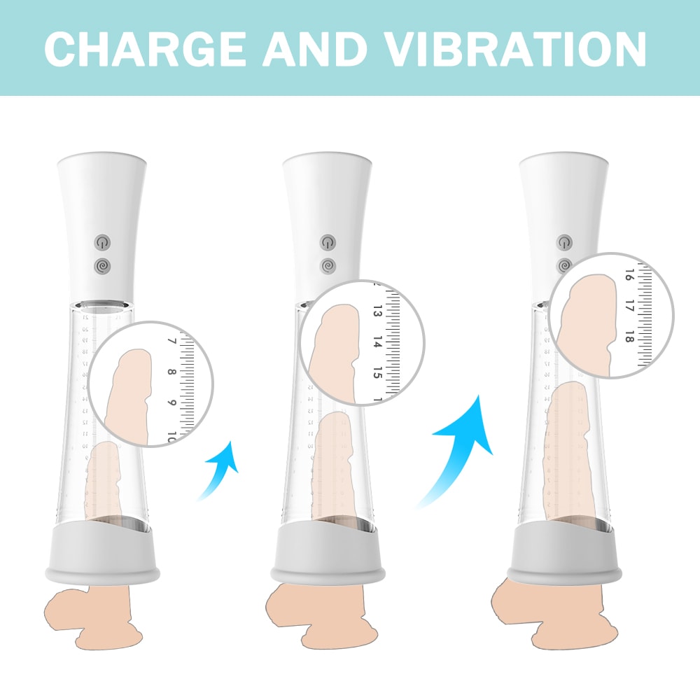 9 Vibration Modes Electronic Penis Enlarger Pump Air Pressure Device