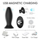 3Pcs Butt Plug Trainer Kit 9-Mode with Suction Cup & Detachable Bullet
