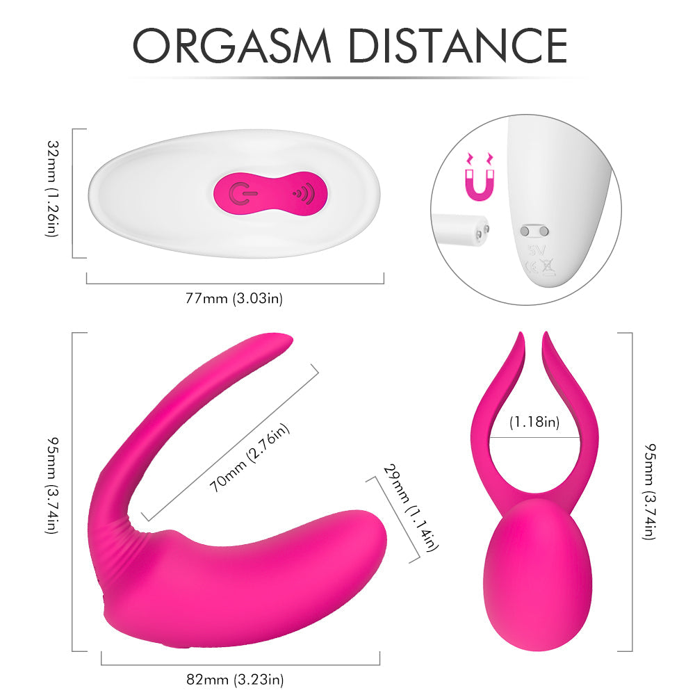 Jellyfish 9-Mode Partner Stimulator Male Female Sensitive Point Climax