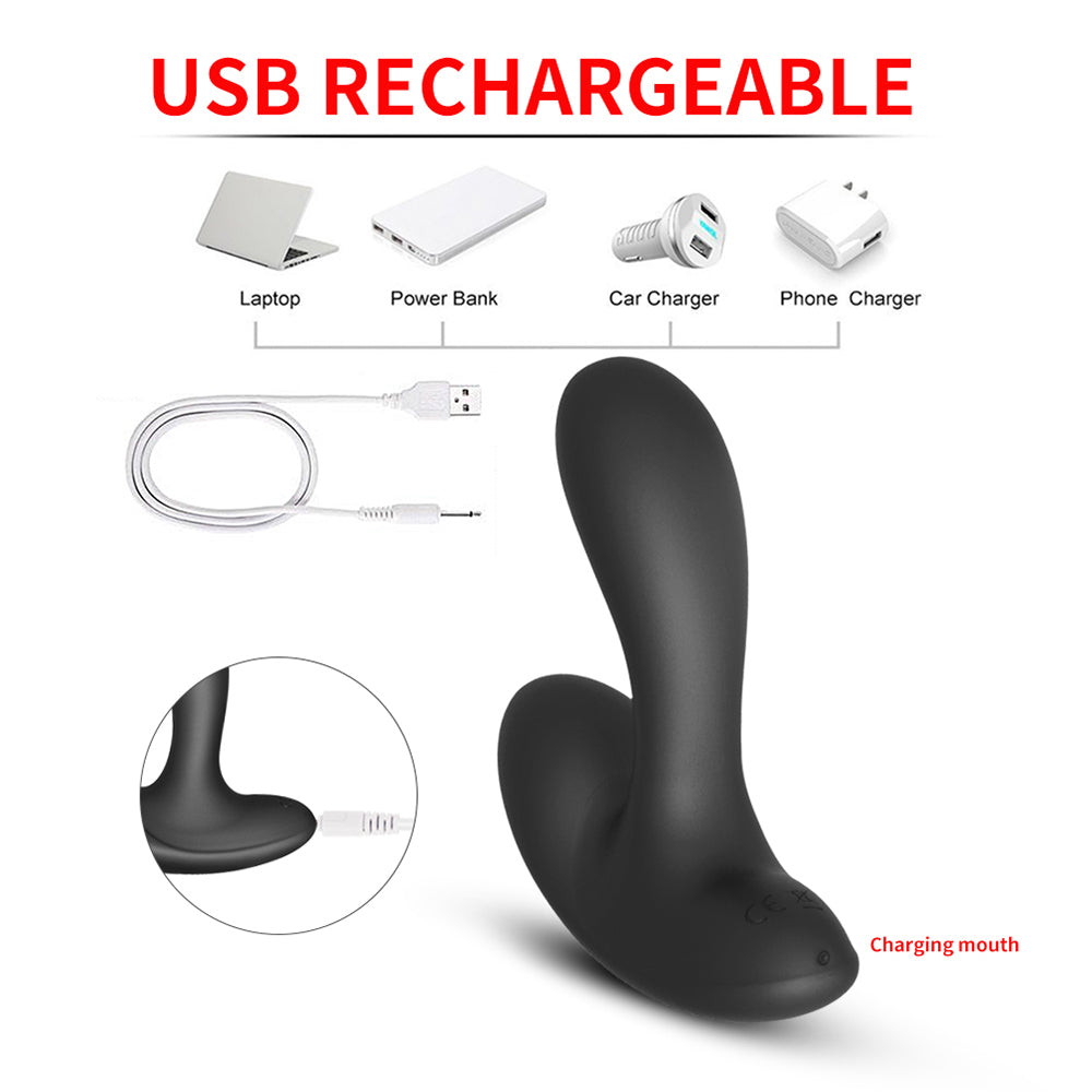 Remote Control 11 Speed Prostate Massager G-spot Vibrating Stimulator