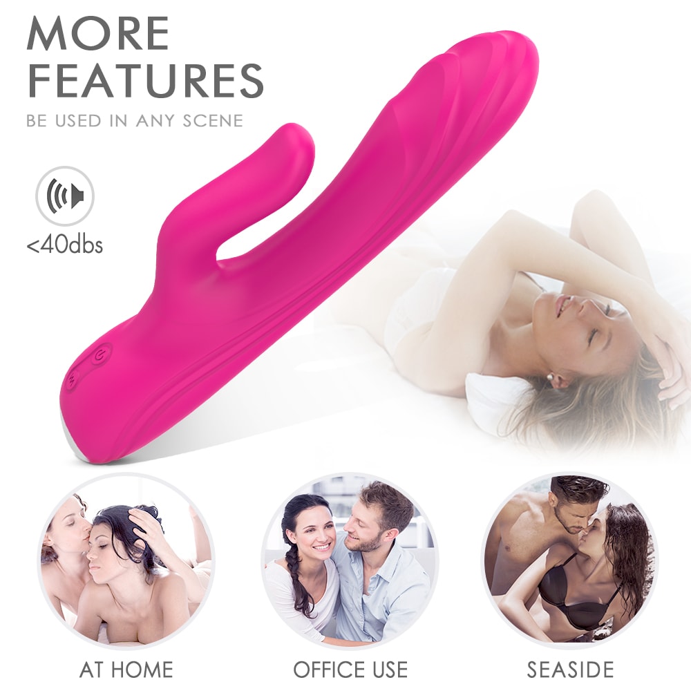 G-Spot Rabbit Vibrator 9 Stimulation Patterns for Women or Couple Fun