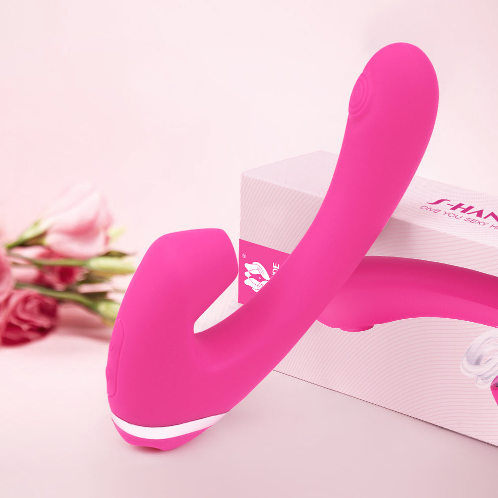 Suction Design G Spot Thumping Clitoral Sucking Vibrator 9*9 Modes