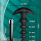 16-Mode Flexible Vibrating Anal Beads Butt Plug with Removable Bullet