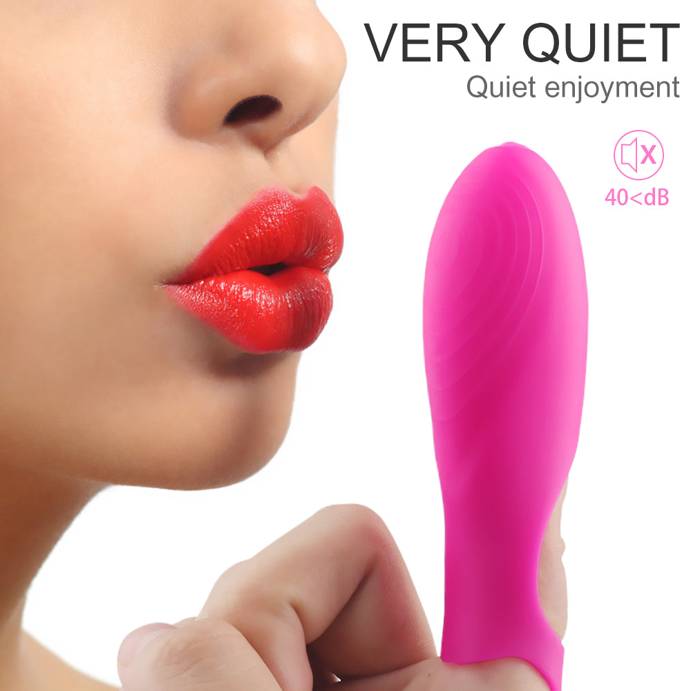 Finger Vibrator Sleeve With Detachable Bullet Nipple G-Spot Stimulate