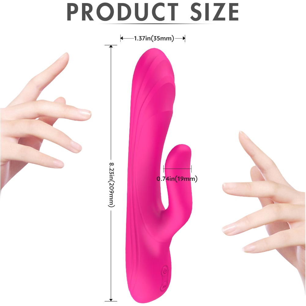 G-Spot Rabbit Vibrator 9 Stimulation Patterns for Women or Couple Fun