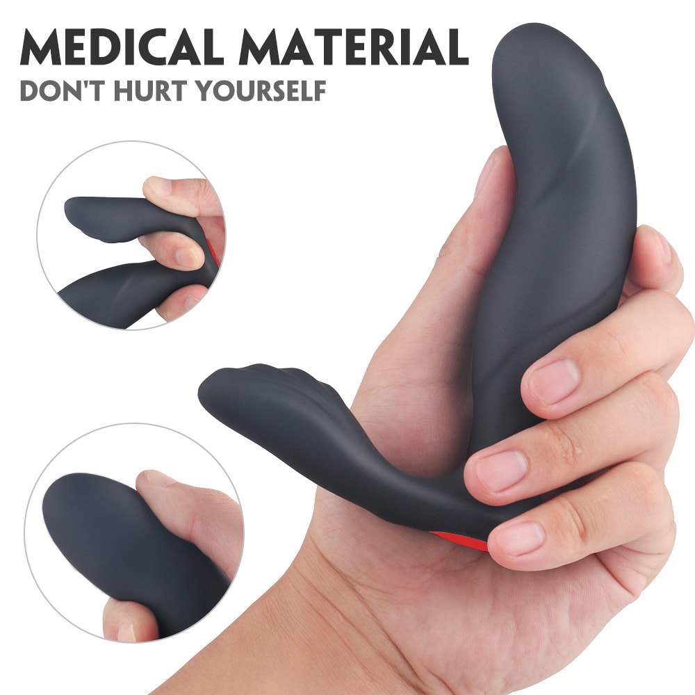 Two Point Stimulation Prostate Massager 9 Speeds Anal Vibrator