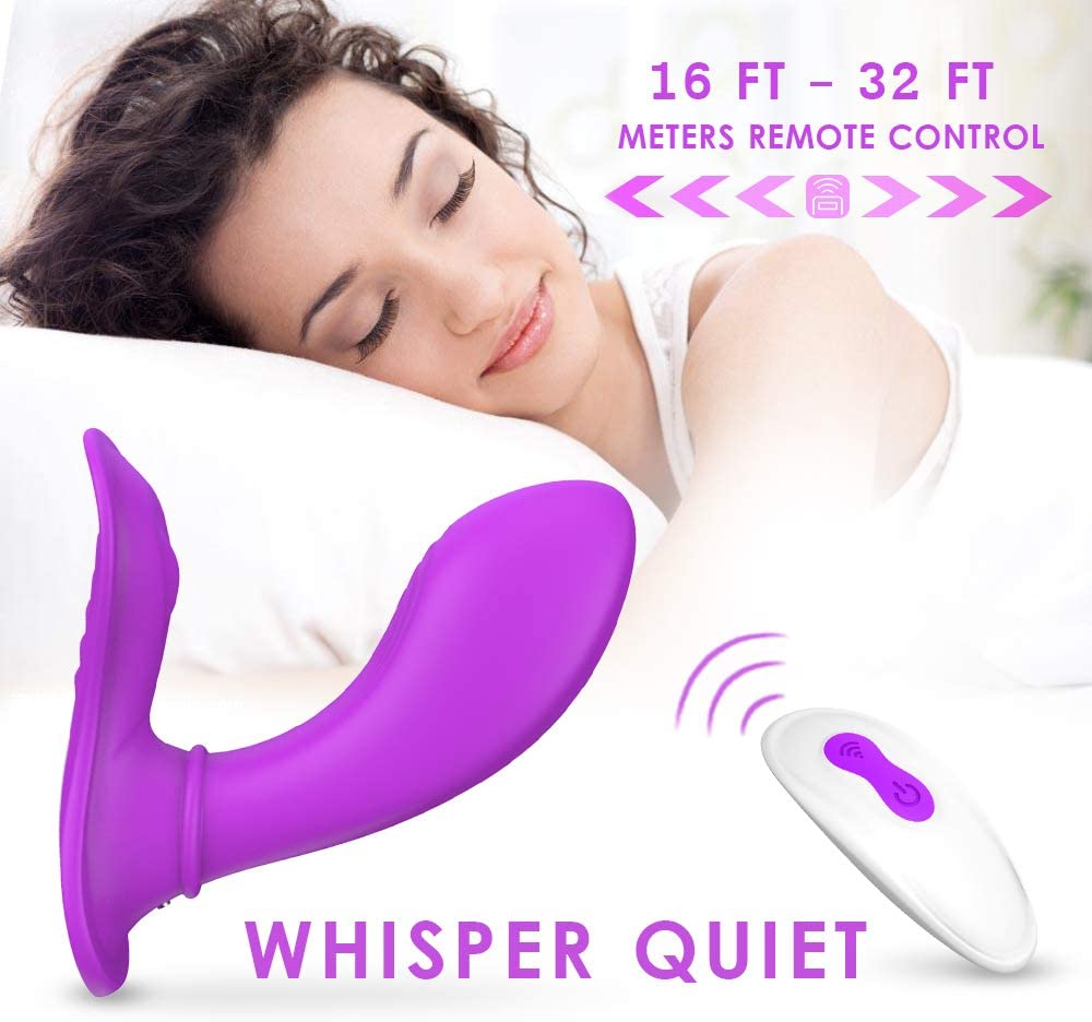 9 Speeds Wearable G Spot Clit Butterfly Vibrabor With Remote Control