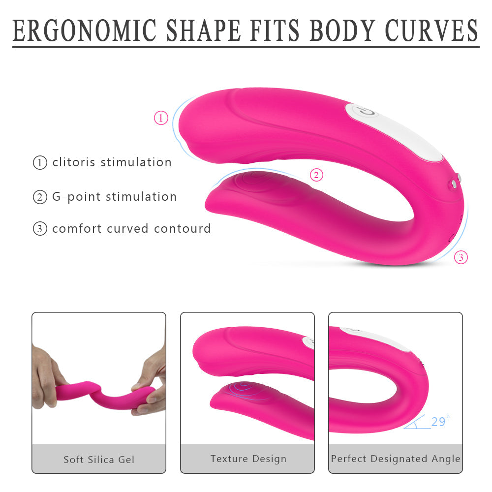 9 Frequencies Remote Control Partner Massager for Couple