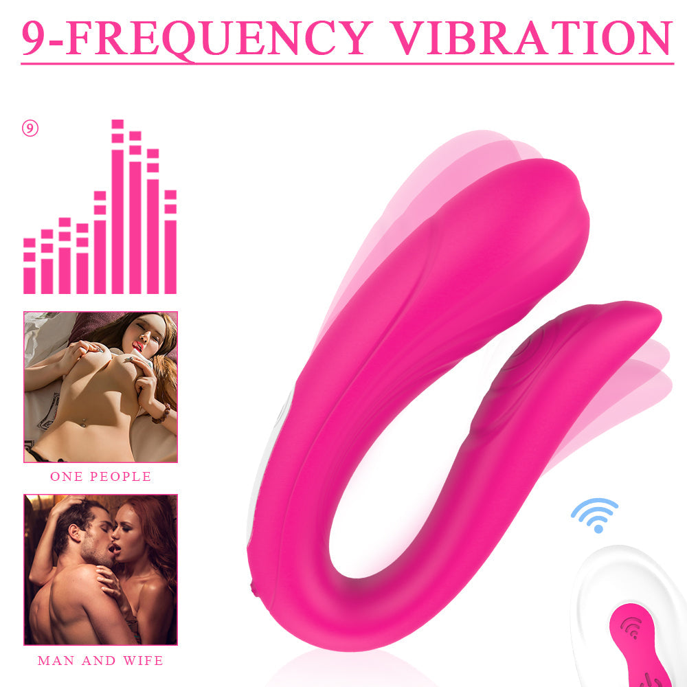 9 Frequencies Remote Control Partner Massager for Couple