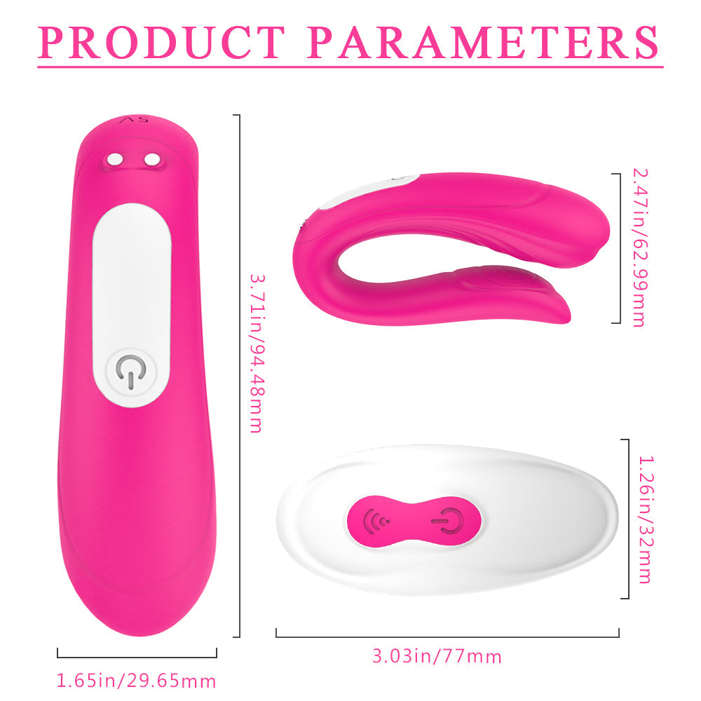 9 Frequencies Remote Control Partner Massager for Couple