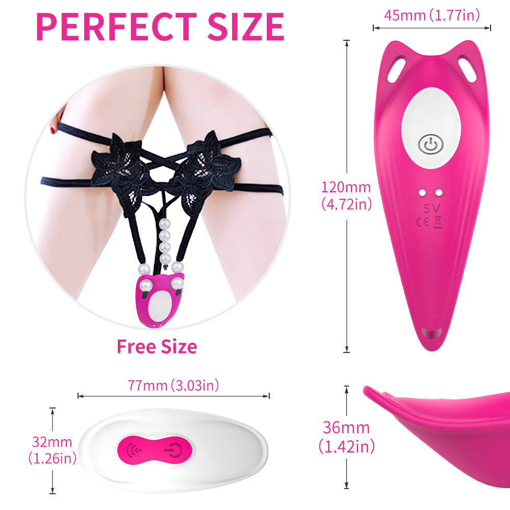 9-Mode Strap On Panty Vibrator Butterfly Vibrator With Remote Control