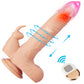 9.5 Inch Realistic Vibrating Rabbit Clit Thrusting Dildo 5*3*5 Modes