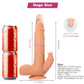 9.8 Inch Liquid Silicone Realistic Licking Thrusting Rotating Dildo