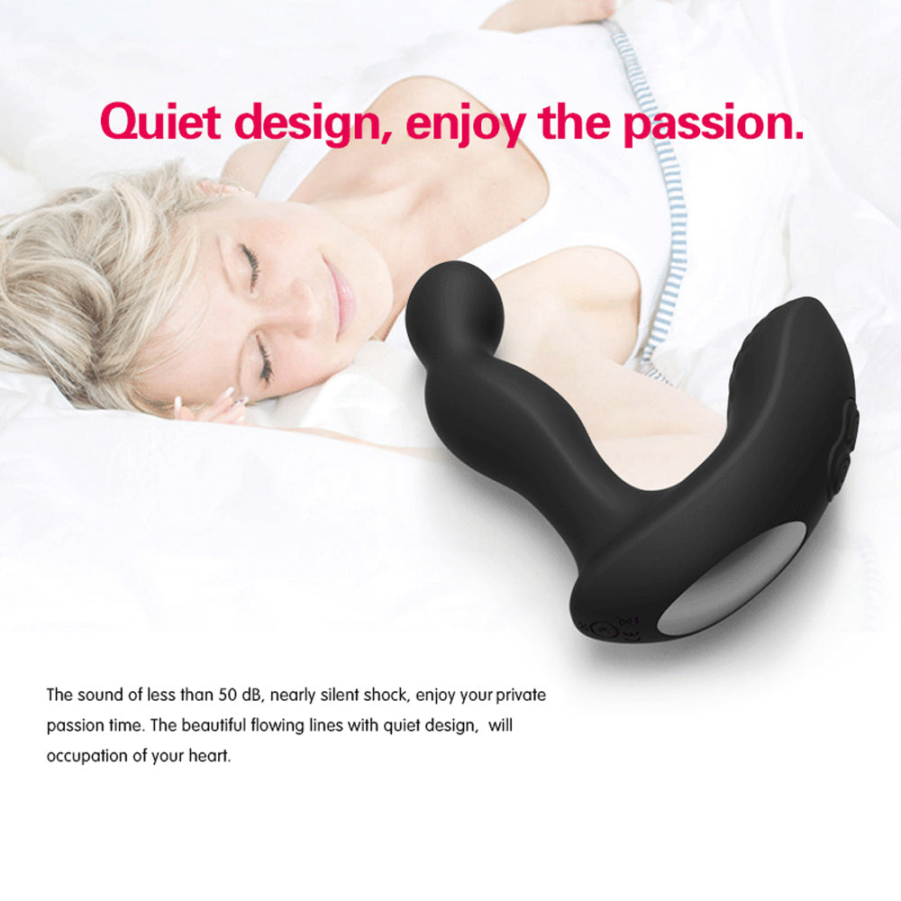 Vibrating Plug Remote Controlled 10 Modes Prostate Massager Stimulator