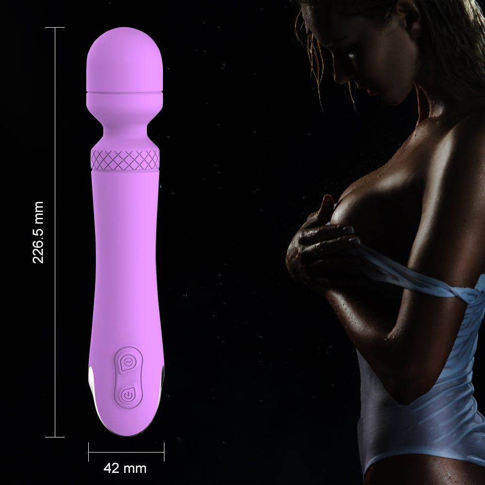 10 Patterns 360° Rotating Stimulation Flexible Powerful Wand Massager