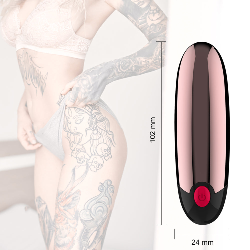 Bullet Vibrator 10-Frequency Mini Lipstick Clitorial Stimulation Toys