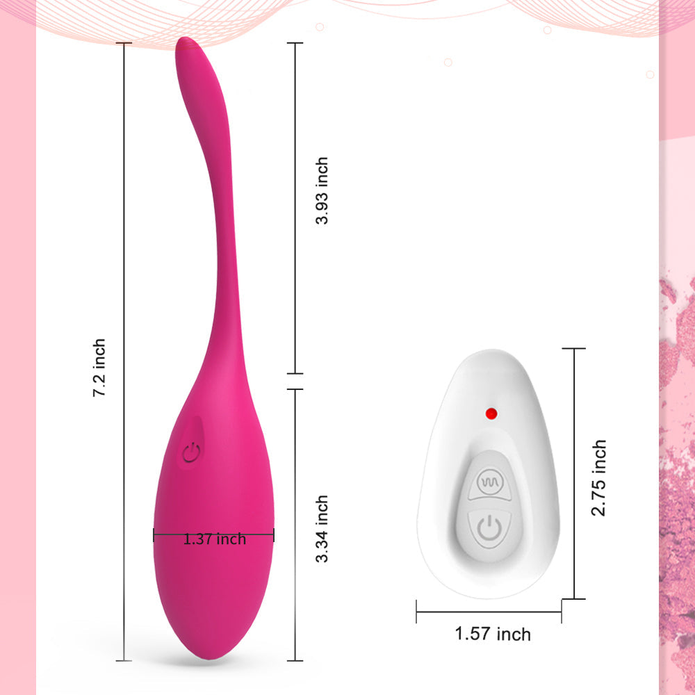 16 Vibration Frequency Bullet Vibrator Remote Control Ben Wa Kegel Ball