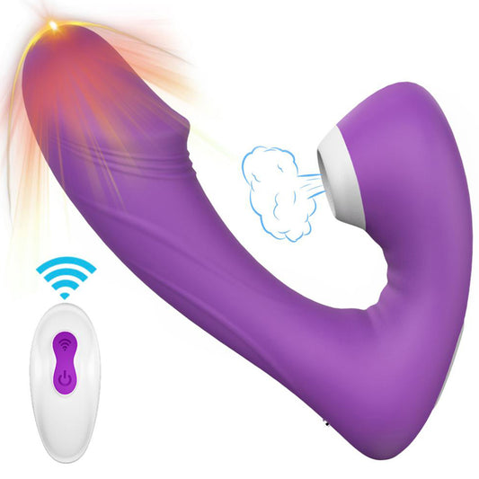 Clitoral Sucking Dildo Vibrator G Spot 9 Vibration & Suction Modes