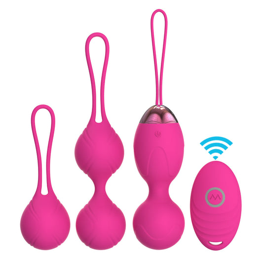 Doctor Recommended Pelvic Floor 10 Vibration Modes Ben Wa Balls with Loop