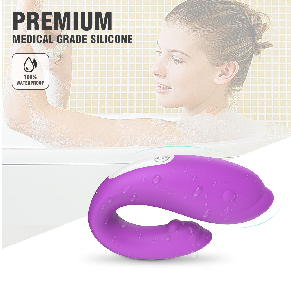 Dolphin 2 Motors 9 Stimulating Modes Flexible Partner G-Spot Vibrator